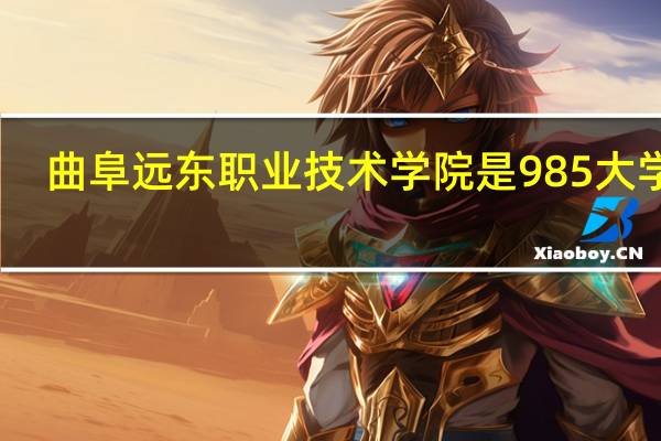 曲阜远东职业技术学院是985大学吗