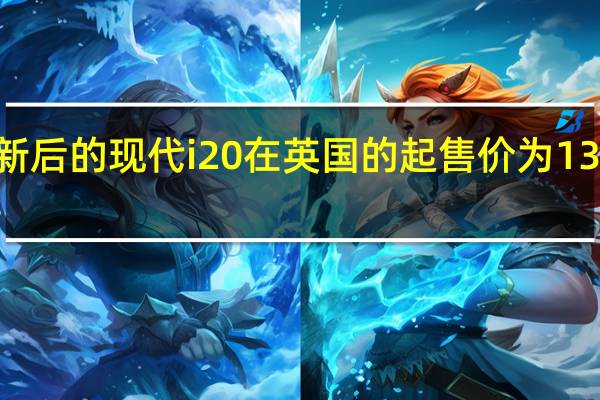 更新后的现代i20在英国的起售价为13 995英镑