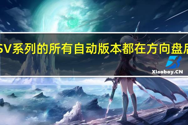 更新后的HSV系列的所有自动版本都在方向盘后面安装了换挡杆