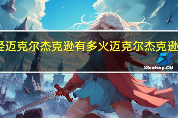 曾经迈克尔杰克逊有多火 迈克尔杰克逊危险之旅