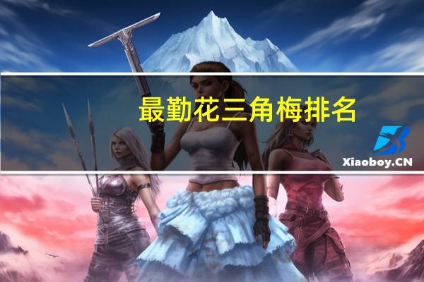 最勤花三角梅排名