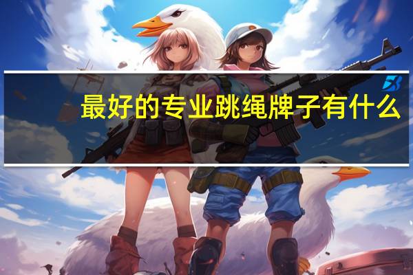 最好的专业跳绳牌子有什么