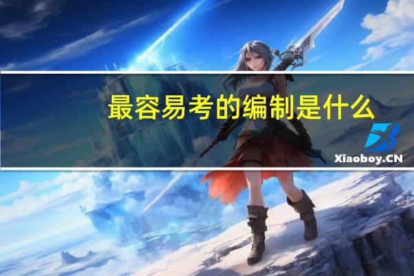 最容易考的编制是什么
