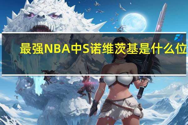 最强NBA中S诺维茨基是什么位置（最强NBA中S诺维茨基位置详情介绍 快吧手游）