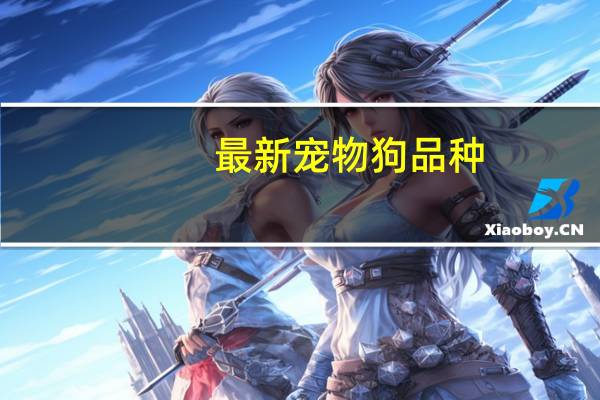 最新宠物狗品种