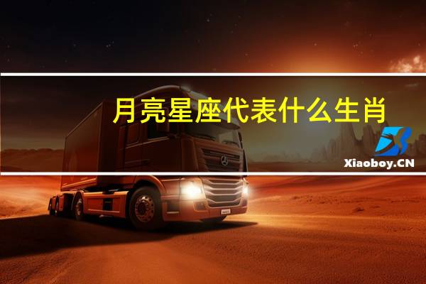 月亮星座代表什么生肖（月亮星座代表什么）