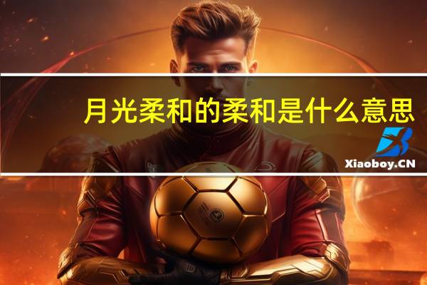 月光柔和的柔和是什么意思