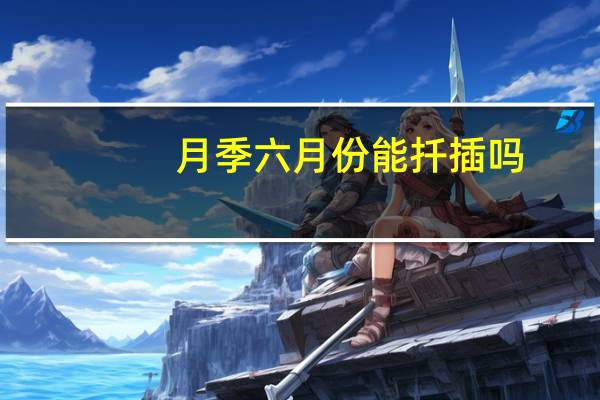 月季六月份能扦插吗