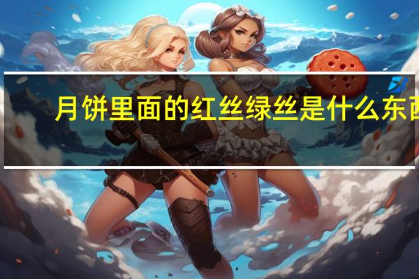 月饼里面的红丝绿丝是什么东西