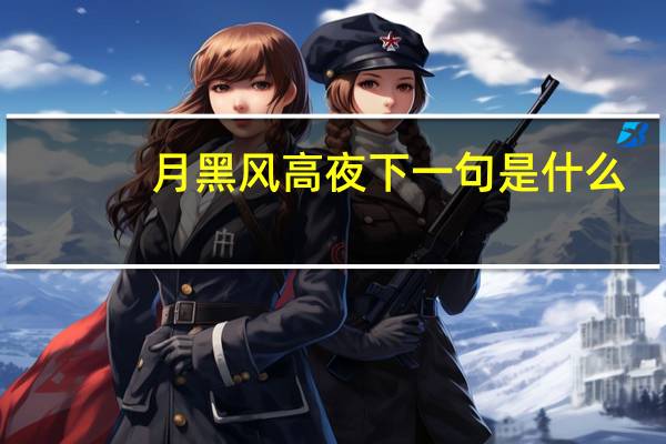 月黑風高夜下一句是什么