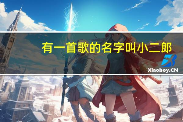 有一首歌的名字叫小二郎,这首歌叫什么名字啊
