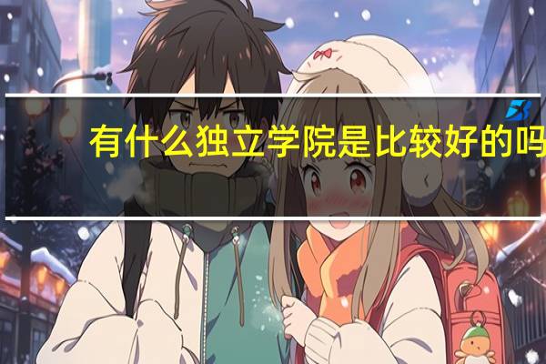 有什么独立学院是比较好的吗