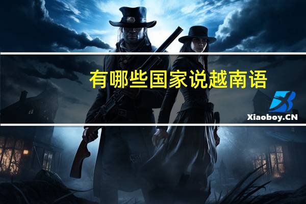 有哪些国家说越南语