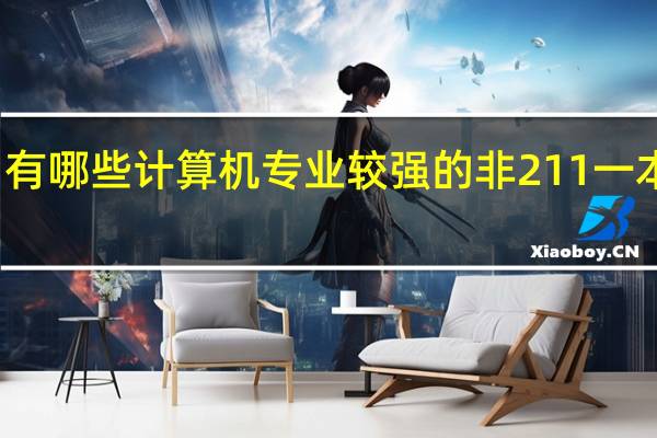 有哪些计算机专业较强的非211一本大学