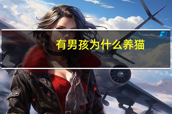 有男孩为什么养猫