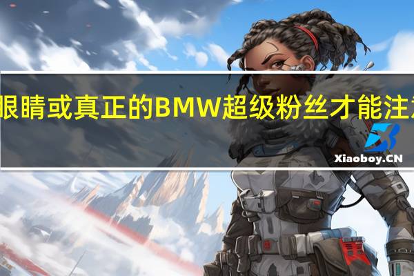 有素的眼睛或真正的BMW超级粉丝才能注意到这些更新