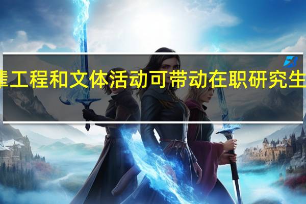 朋辈工程和文体活动可带动在职研究生三自教育