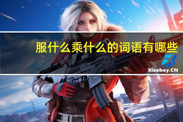 服什么乘什么的词语有哪些?
