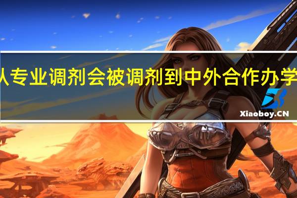 服从专业调剂会被调剂到中外合作办学的专业吗