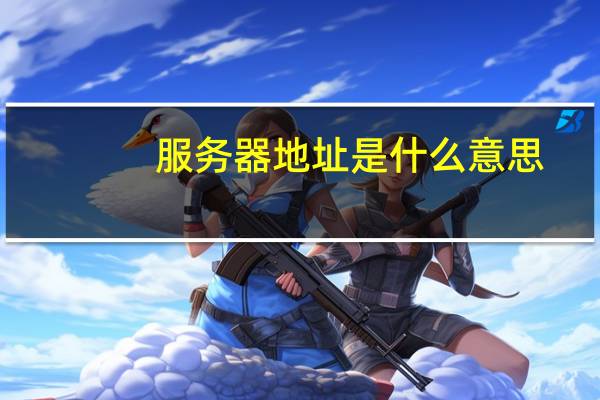 服务器地址是什么意思（服务器地址是什么）