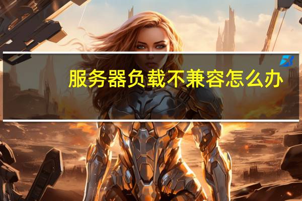 服务器负载不兼容怎么办（服务器负载不兼容）