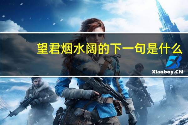 望君烟水阔的下一句是什么