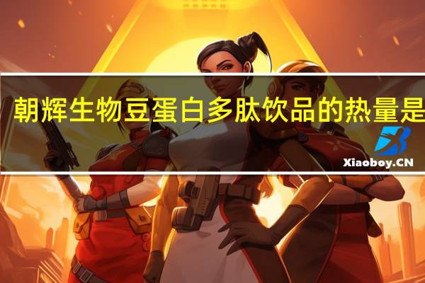 朝辉生物 豆蛋白多肽饮品的热量是多少