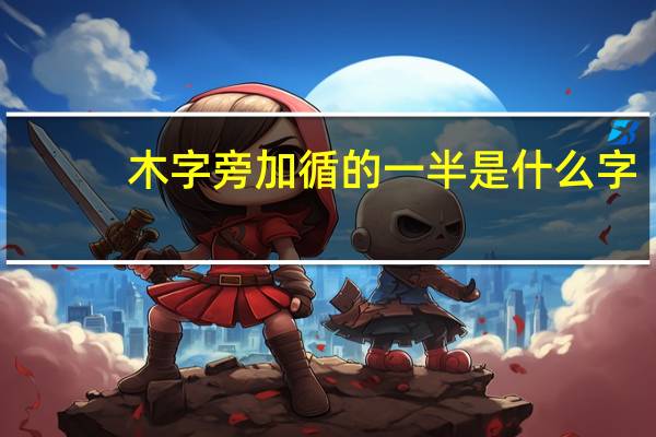 木字旁加循的一半是什么字