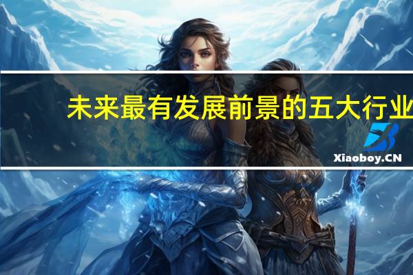 未来最有发展前景的五大行业