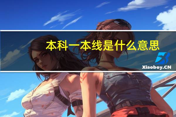 本科一本线是什么意思