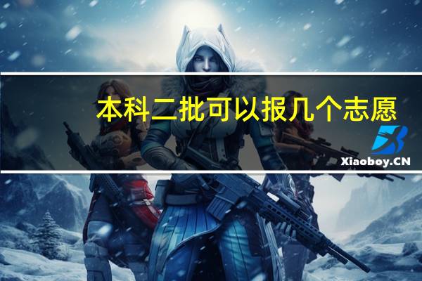 本科二批可以报几个志愿