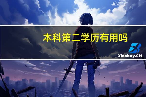 本科第二学历有用吗