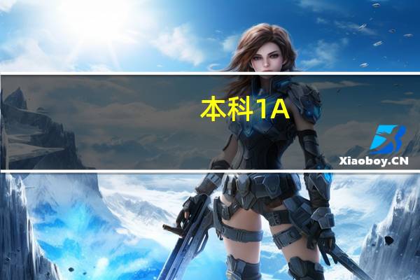 本科1A,2B,3A,4B是什么意思啊