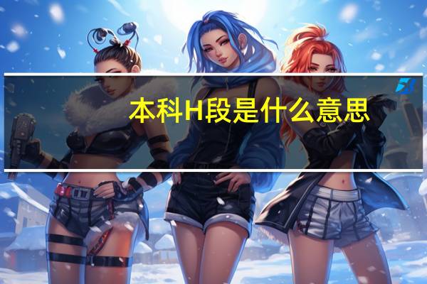 本科H段是什么意思