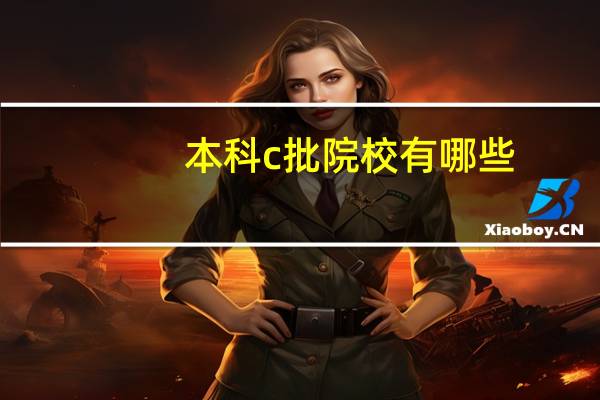本科c批院校有哪些