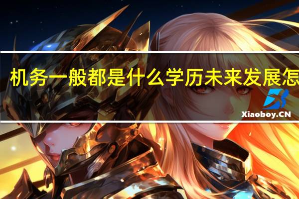 机务一般都是什么学历 未来发展怎么样