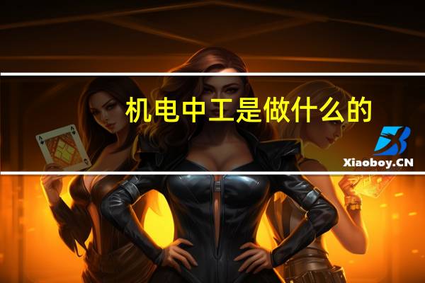 机电中工是做什么的!