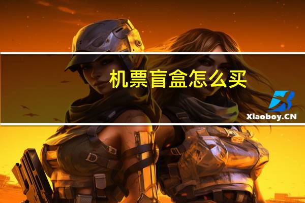机票盲盒怎么买(机票盲盒在哪买)