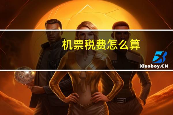 机票税费怎么算