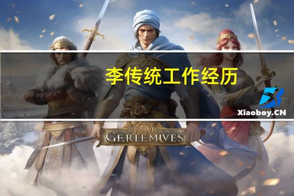 李传统工作经历