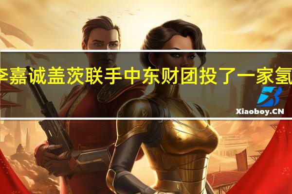李嘉诚盖茨联手中东财团投了一家氢电飞机