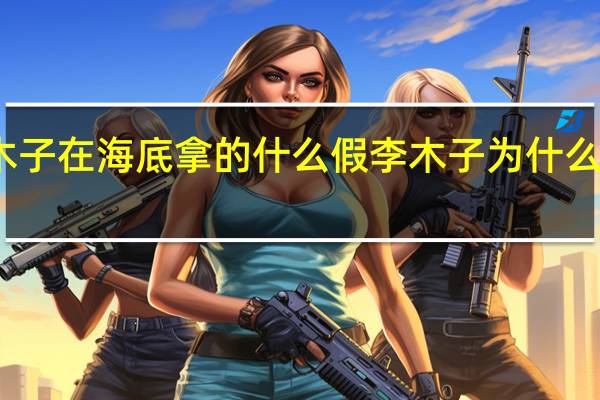 李木子在海底拿的什么 假李木子为什么接近何非