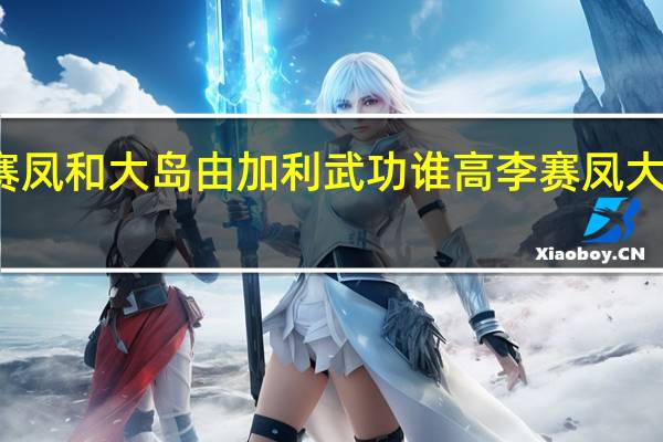 李赛凤和大岛由加利武功谁高 李赛凤大岛由加利