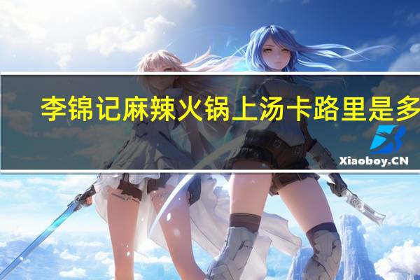 李锦记 麻辣火锅上汤卡路里是多少