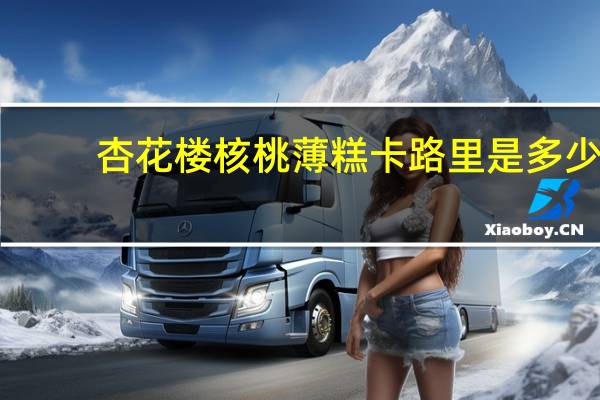 杏花楼 核桃薄糕卡路里是多少