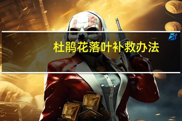 杜鹃花落叶补救办法