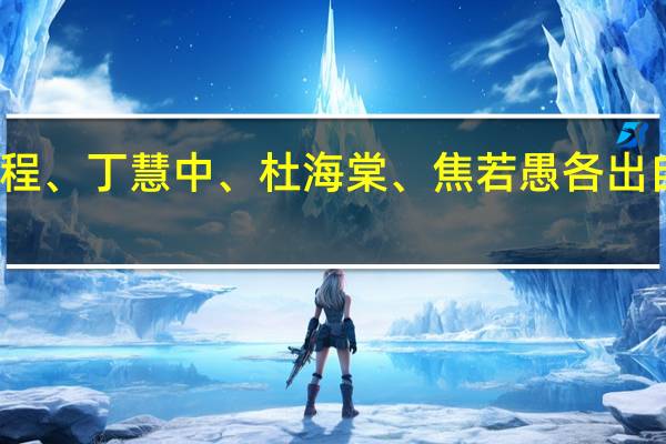 杜鹏程、丁慧中、杜海棠、焦若愚各出自什么成语