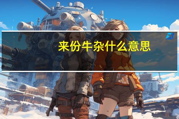 来份牛杂什么意思