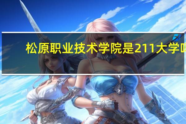松原职业技术学院是211大学吗