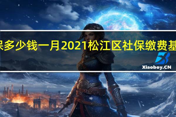 松江区社保多少钱一月　2021松江区社保缴费基数及比例一览表